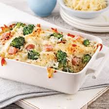 Gratin De Jambon Riz Et Brocoli Soupers De Semaine Recettes 5 15 Recettes Express 5 15 Pratico Pratique Easy Diner Food Pork Recipes