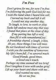 Im Free Funeral Quotes Grieving Quotes Funeral Poems