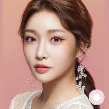 Lens Town Lighly Pastel Pink 1day 20p Contact Lenses Silicone Hydrogel Soft Cosmetic Idol Lens Pitchy Coloured Contact Lenses Lens Contact Lenses