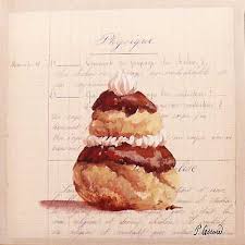 Religieuse Au Chocolat Food Food Illustrations Pastry Art