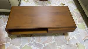 Top is made of high gloss lacquer. Quick Deal Almost New Scanteak Fred Coffee Table Furniture Home Living Furniture Tables Sets On Carousell