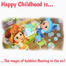 Blowing Bubbles Is A Fun Way To Spend A Warm Summer Day Summertime With Daveandava Dave And Ava Nursery Rhymes Collection Kids Songs