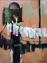 Venetian Laundry Laundry Art Painting Art Painting