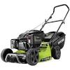 With it's 16 deck, this mower is perfect for maintaining small yards and will fold up for compact storage when finished. 1