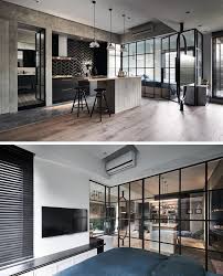 Dark Interior Elements Set The Mood In This Apartment In Taiwan Dark Interiors Modern House Design Shed Homes