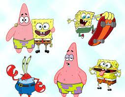 Spongebob Clipart Spongebob Characters Spongebob Png Files Etsy Spongebob Birthday Party Spongebob Background Spongebob Birthday