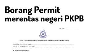 Contoh surat rasmi permohonan rentas negeri. Borang Permohonan Merentas Negeri Pkpb Cmco Youtube
