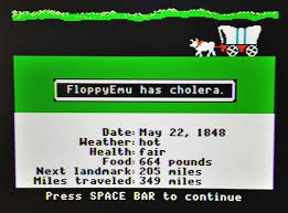Floppy Emu Has Cholera Apple Ii Apple Iie Emu