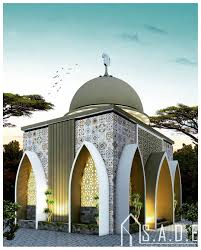 Model pagar mushola sederhana desain minimalis 1001 foto gambar desain rumah. Desain Arsitektur Desain Masjid Minimalis Modern Dwg Cek Bahan Bangunan