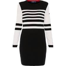 Black And White Striped Sweater Dress Saint James Valmeinier Black And White Striped Sweater Dress 2 045 Bob Li Black White Striped Dress Long Sleeve Embroidered Dress Long Sleeve Striped Dress
