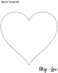Valentine Heart Attack Printable Heart Template Heart Template Valentine Template