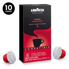 Easy serving espresso pods don't work in coffee pod/capsule machine and rather work in espresso machines. Lavazza Armonico Dark Roast Nespresso Compatible Capsules 10ct Target