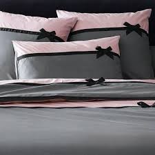 Parure De Draps 4 Pi Ces Frou Frou Anthracite Linge De Lit Draps Idees De Lit Draps Design
