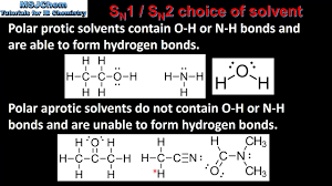 Solvent effects on sn1 and sn2 reactions. 20 1 Choice Of Solvent For Sn1 And Sn2 Reactions Hl Youtube