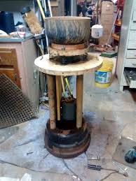 If You Make Your Vibrating Table The Size Of A Trash Can You Can Place A Nice Heavy Trash Can Over The Bowl Fo Wood Construction Vibratory Tumbler Heavy Trash