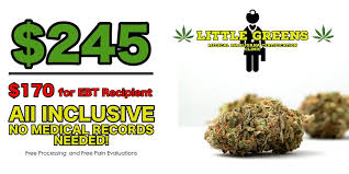 Same day maryland medical marijuana cards! Little Greens Marijuana Clinic