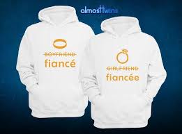 Matching Couple Fiance Fiancee Hoodies Custom Gift For Etsy Matching Hoodies For Couples Couples Hoodies Matching Couples Sweatshirts