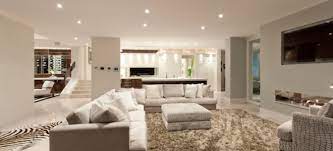 To determine the distance between your recessed lights when you plan to provide ambient lighting in a room, you will first need to determine the length of the room (l) and the total number of lights per row that you need to illuminate it (n). Living Room Ceiling Recessed Lights Novocom Top