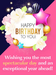 Beautiful Happy Birthday Flowers And Balloons Pretty Flowers Balloons Happy Birthday Card Birthday Greeting Cards By Davia Happy Birthday Cards Birthday Greetings Beautiful Birthday Cards