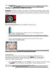 Launch gizmo for boyle's law and charle's law. Gizmos Ideal Gas Law Student Ws Odt Name Dainah Misquez Date Per 1 Student Exploration Ideal Gas Law Vocabulary Atmosphere Avogadro U2019s Law Boyle U2019s Course Hero