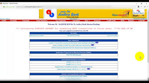 Triggers will be processed by andhra bank after receipt and andhra bank shall have the discretion to determine the time taken to process such request. Andhra Bank Mobile Banking 1 How To Register In Mobile Banking In Andhra Bank Youtube