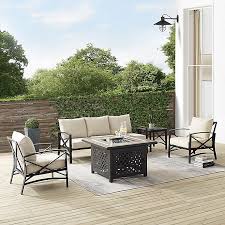Furnish your doll house with furniture with smooth, rounded edges. Crosley Kaplan Patio Furniture Collection Bed Bath Beyond