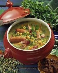 Erbsensuppe Mit Speck Und Wurstchen Rezept Lecker Rezept Rezepte Mit Wurstchen Erbsensuppe Erbsen Suppe