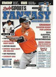 Lindy S Sports Fantasy Baseball 2015 Crushed Stanton Ready For Launch Fantasy Baseball Stanton Baseball