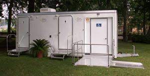 Life Saver Luxury Portable Restrooms For My Outside Wedding I Was Stressing Out About The Bathroom S Portable Restrooms Portable Bathroom Bathroom Trailer
