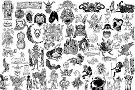 24x36 Monster Tattoo Designs By Colinmartinpwherman Jpg 1000 667 Small Traditional Tattoo Traditional Tattoo Monster Tattoo