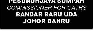 Ahmad rifdi bin safian is pesuruhjaya sumpah in johor bahru, johor. Qei5ftsubcbgvm