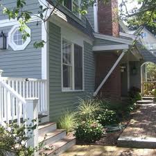 Colonial Exterior With White Trim House Paint Exterior Cottage Exterior Exterior House Colors
