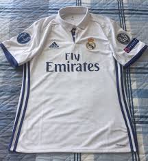 Adidas real madrid home jersey. Real Madrid Home Football Shirt 2016 2017 Sponsored By Emirates