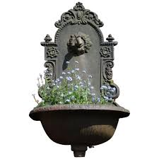 Buy factory direct from cast iron decor, the worlds #1 designer, manufacturer and wholesaler of cast iron decor since 1954! Vintage Cast Iron Wall Fountain Planter Jardiniere At 1stdibs
