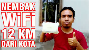 Mahalnya harga untuk bisa terhubung dengan jejaring internet di era modern saat ini memang masih menjadi kendala bagi banyak orang yang ingin menikmati berbagai layanan yang disajikan oleh. Nembak Wifi Jarak Jauh Dari Kota Sebelah 12 Km