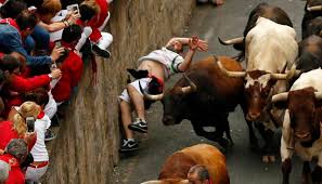 Septimo Encierro De San Fermin 2017 13 De Julio Con Los Nunez Del Cuvillo Noticias De San Fermin En Diario De Navarra