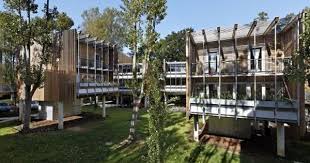 Collective Eco Housing La Canopee Patrick Arotcharen Architecte Eco House Design Social Housing Architecture Green Architecture