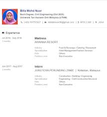 Search for the latest johor bahru jobs on careerjet, the employment search engine. Jobstreet Profile Nabilah Noor