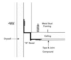 W Reveal Ceiling Detail Ceiling Detail Bedroom False Ceiling Design Ceiling Design