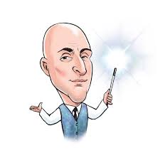 Can anyone identify people in this old photo of the magic shop?