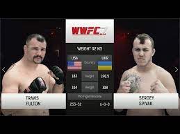 Fulton pleaded guilty to sexual exploitation of a child and possession of child pornography before authorities found him unresponsive in his jail cell. Wwfc7 Travis Fulton Vs Sergey Spivak Weight 92 Youtube