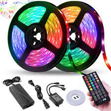 So you don't necessarily need to be playing a game or watching a movie for your lights to sync. Amazon Com Led Strip Lights Tenmiro 32 8ft Led Music Sync Color Changing Light With 40keys Music Remote Controller Led Lights For Room Bedroom Tv Party Home Improvement