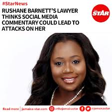 StarNews: Amid a flurry of attacks from angry social media users, Tamika  Harris, the court-appointed lawyer who is representing the 'Cocoa Piece  butcher', Rushane Barnett, says she is worried for her safety.