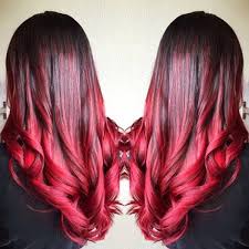 Maybe you just want to skip the black altogether and just choose a wonderful blue color like. Hair Styles Ideas Bright Red Ombre Hair Color For Black Hair With Nice Waves Listfender Leading Inspiration Magazine Shopping Trends Lifestyle More