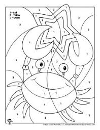 These free printable pets coloring pages are perfect for entertaining your preschoolers. Ocean Color By Number Pages Woo Jr Kids Activities Children S Publishing