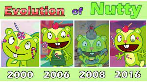 Evolution of NUTTY from Happy Tree Friends - YouTube