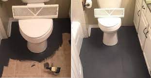 I decided i was going to paint my bathroom floors way back in 2014 when i was making over my space for the one room challenge but the stenciling of the bathroom walls took so long that i ran out of. Pin On Shalom In The Home