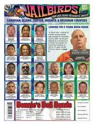 CANADIAN, BLAINE, CUSTER, WASHITA, BECKHAM - September 2017 - JAILBIRDS