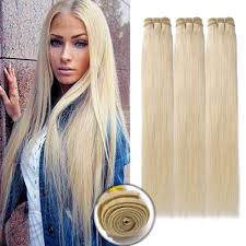 Please provide 2 packs of hair of your choice. Amazon Com 60 Platinum Blonde Human Hair 3 Bundles 300g Straight Unprocessed Brazilian Virgin Human Hair Sew In Extensions For Women Hair Weave 18 Beauty