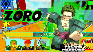 All star tower defense is a game with an anime twist added to it you can play it in two modes : Code The Zoro Experience Roadto500 All Star Tower Defense Youtube